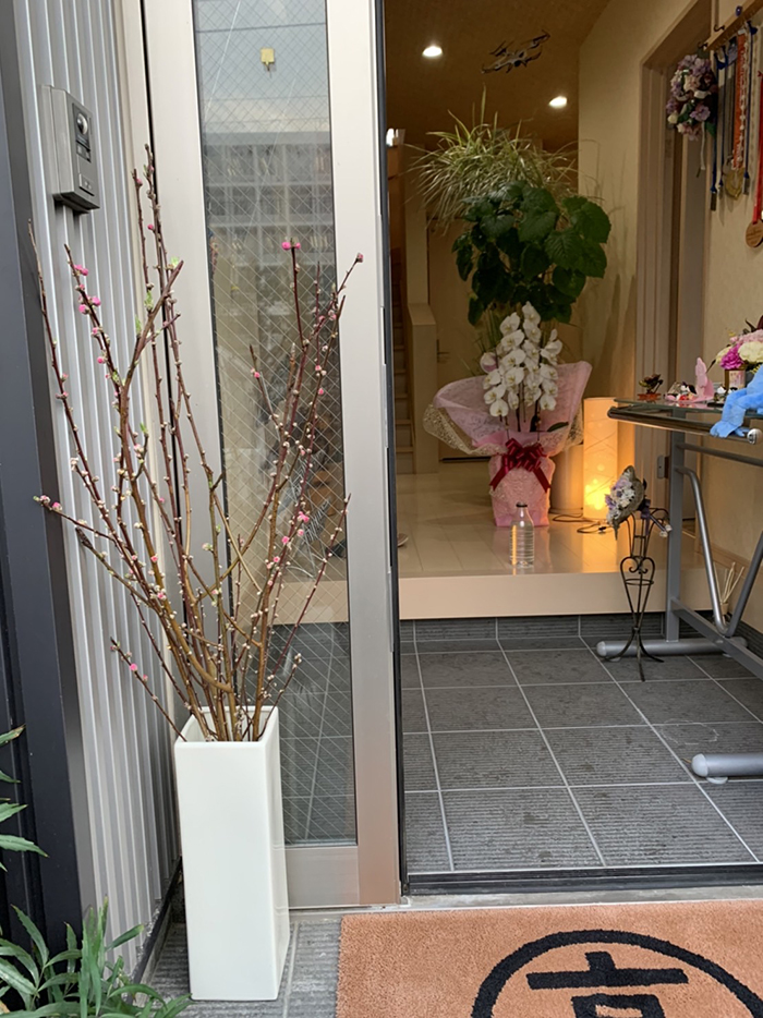 3月の玄関ディスプレイ②