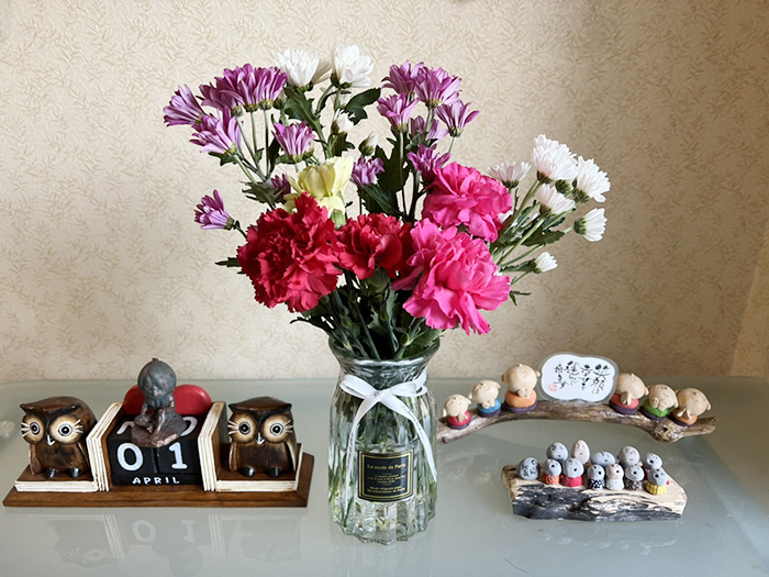 4月の玄関ディスプレイ①